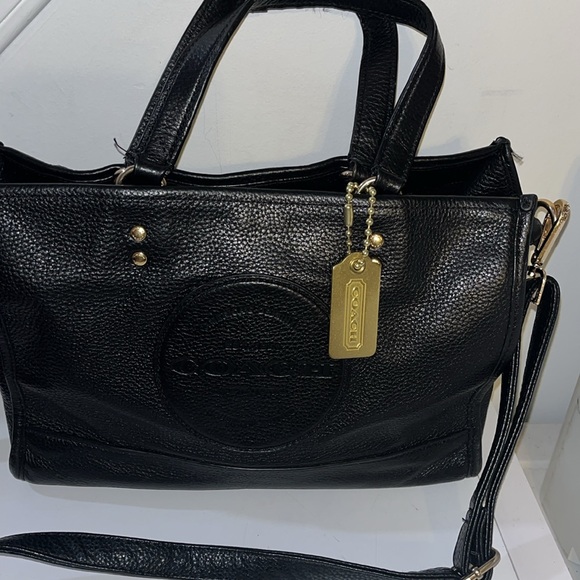 COACH DEMPSEY TOTE BAG WITH COACH PATCH BLACK - Picture 3 of 10